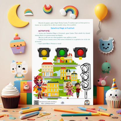 Mapa Educativă: SuperEroii Înțelepciunii – Aventuri Magice către Tărâmul Înțelepciunii!