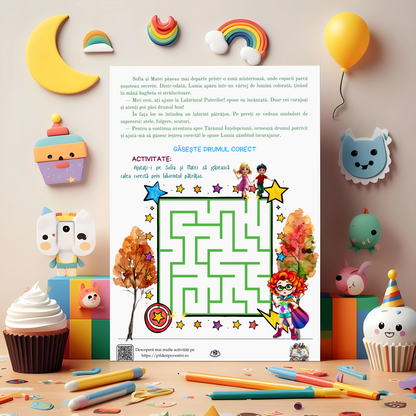 Mapa Educativă: SuperEroii Înțelepciunii – Aventuri Magice către Tărâmul Înțelepciunii!