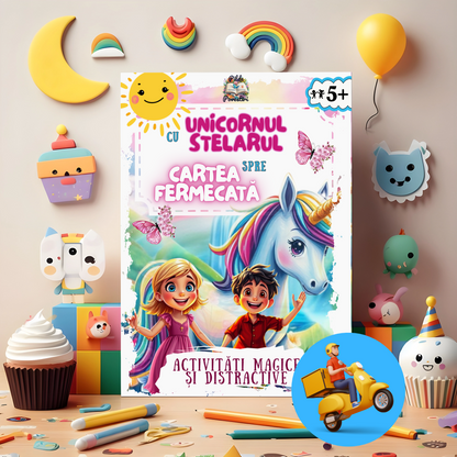 Mapa educativă: Regatul Unicornilor, În căutarea Cărții Fermecate