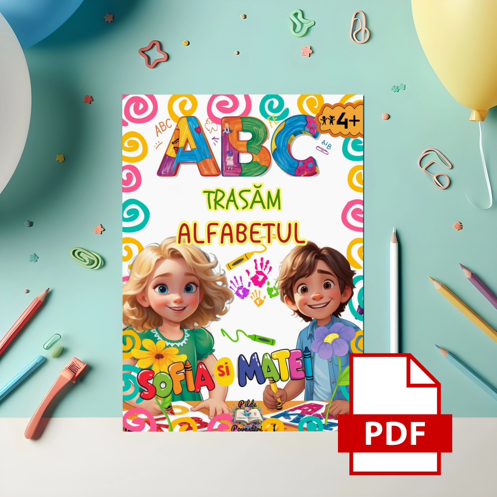 Alfabetul - Fișe Educative - Trasăm literele