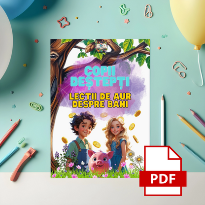 Copii Deștepți - Lecții de Aur despre Bani - Carte Digitală - Fișe Educative
