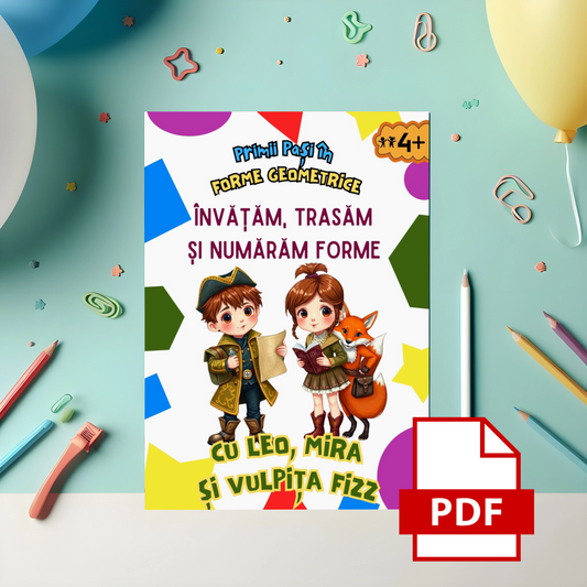 Învățăm Forme Geometrice cu Leo, Mira și Vulpița Fizz