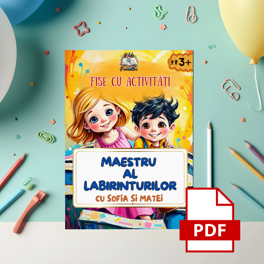 Labirinturi Educative -  120 de Provocări pentru Mințile Curioase!