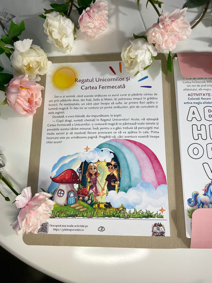 Mapa educativă: Regatul Unicornilor, În căutarea Cărții Fermecate