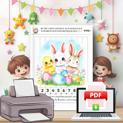 Activități de Paște cu Oul Yoki – Joc și Învățare! 🌸