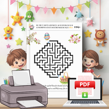 Activități de Paște cu Oul Yoki – Joc și Învățare! 🌸