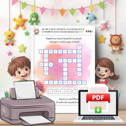 Activități de Paște cu Oul Yoki – Joc și Învățare! 🌸