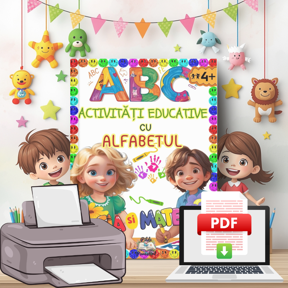 Alfabetul - Fișe Educative - Invățăm și ne jucăm