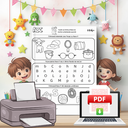 Alfabetul - Fișe Educative - Invățăm și ne jucăm