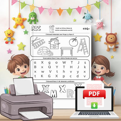 Alfabetul - Fișe Educative - Invățăm și ne jucăm