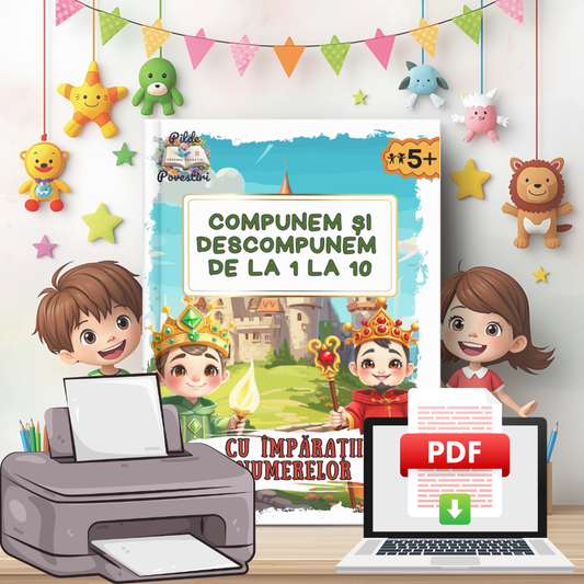 Compunem și Descompunem Numerele de la 1 la 10