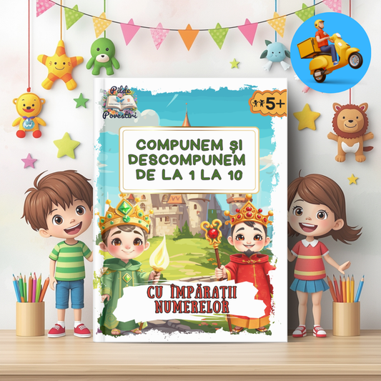 mapa fise de lucru compunere si descompunere de la 1 la 10