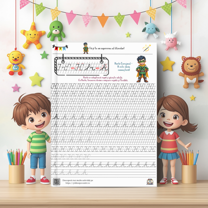 Mapa educativă ”Semne și litere de mână punctate”