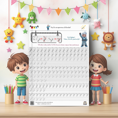 Mapa educativă ”Semne și litere de mână punctate”