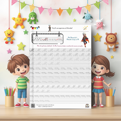 Mapa educativă ”Semne și litere de mână punctate”