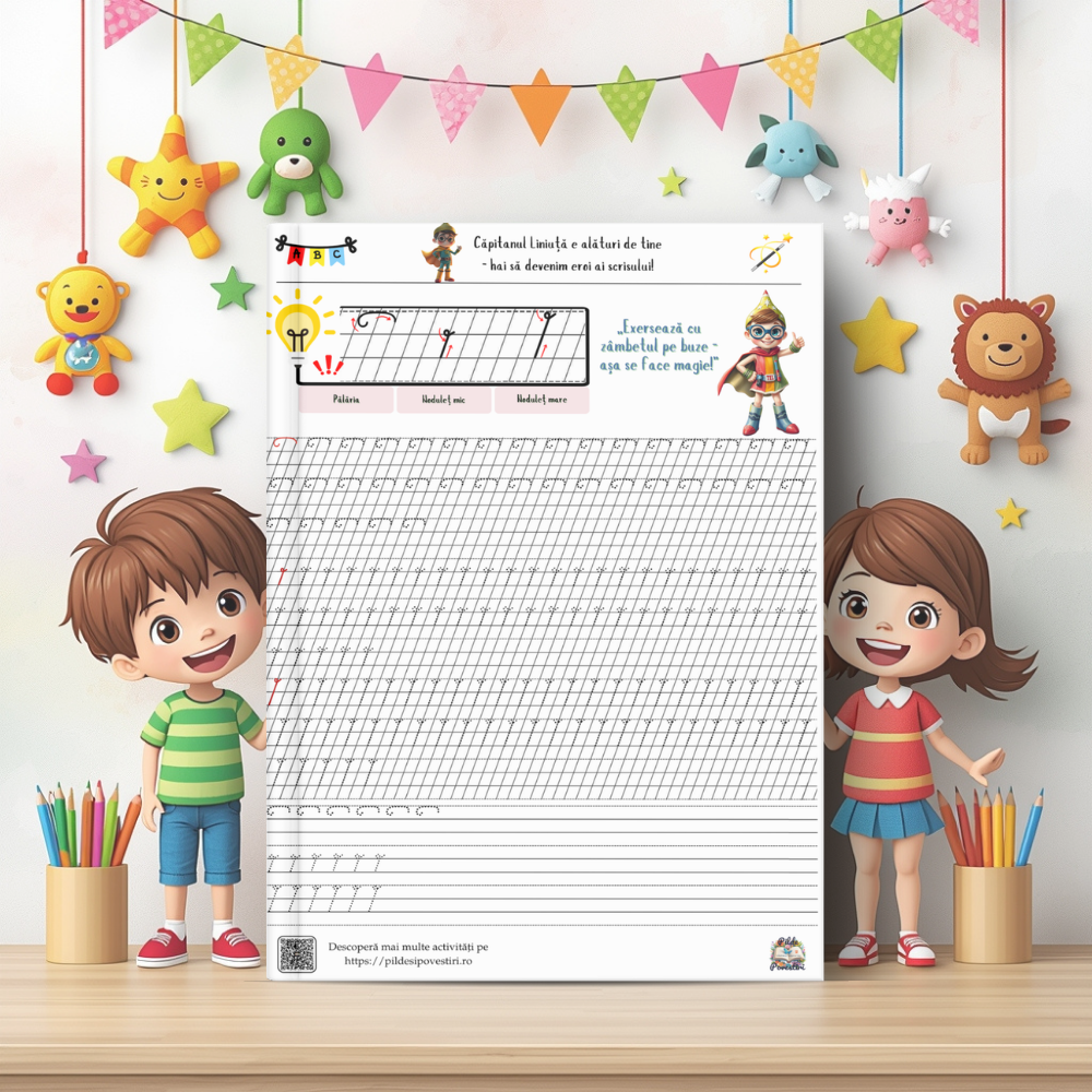 Mapa educativă ”Semne și litere de mână punctate”