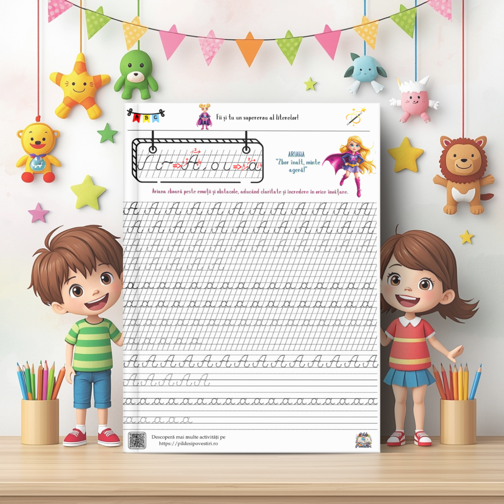 Mapa educativă ”Semne și litere de mână punctate”