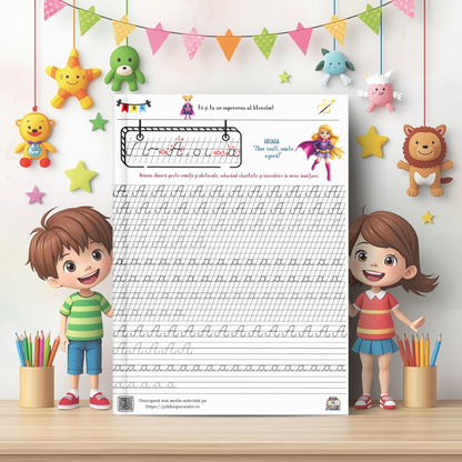 Mapa educativă ”Semne și litere de mână punctate”