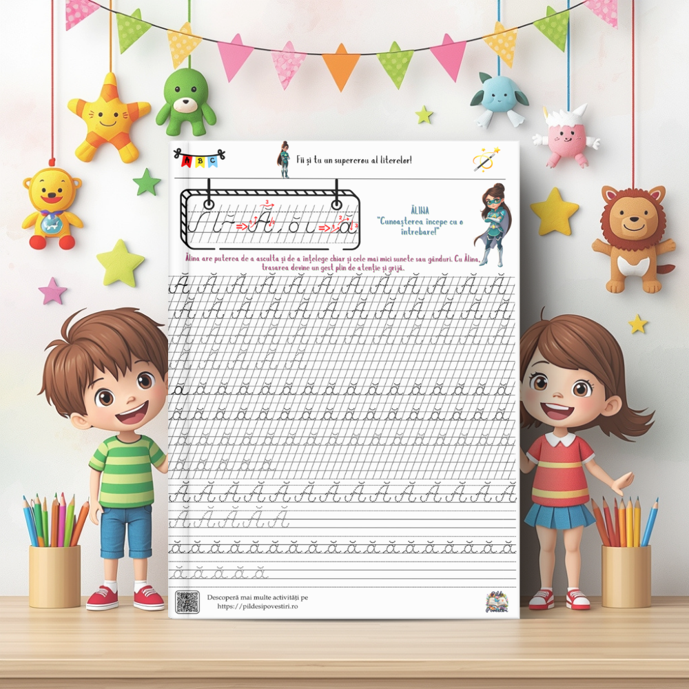 Mapa educativă ”Semne și litere de mână punctate”