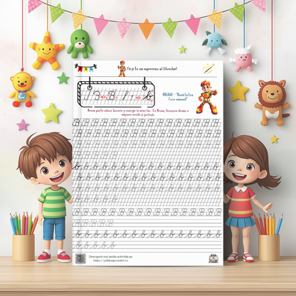 Mapa educativă ”Semne și litere de mână punctate”