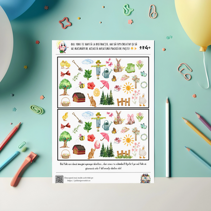 Activități de Paște cu Oul Yoki – Joc și Învățare! 🌸