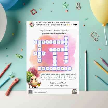 Activități de Paște cu Oul Yoki – Joc și Învățare! 🌸