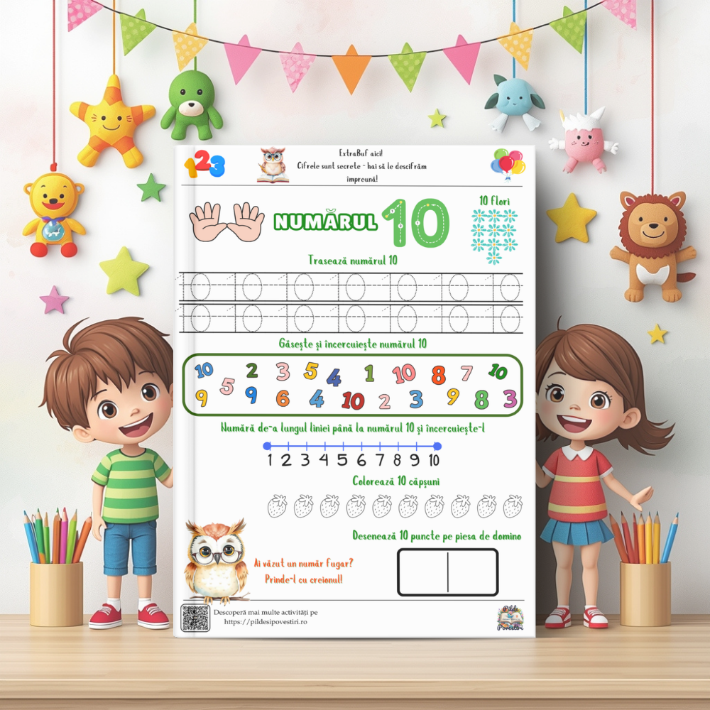 cutie cu fise de lucru pentru gradinita alfabet numere si forme