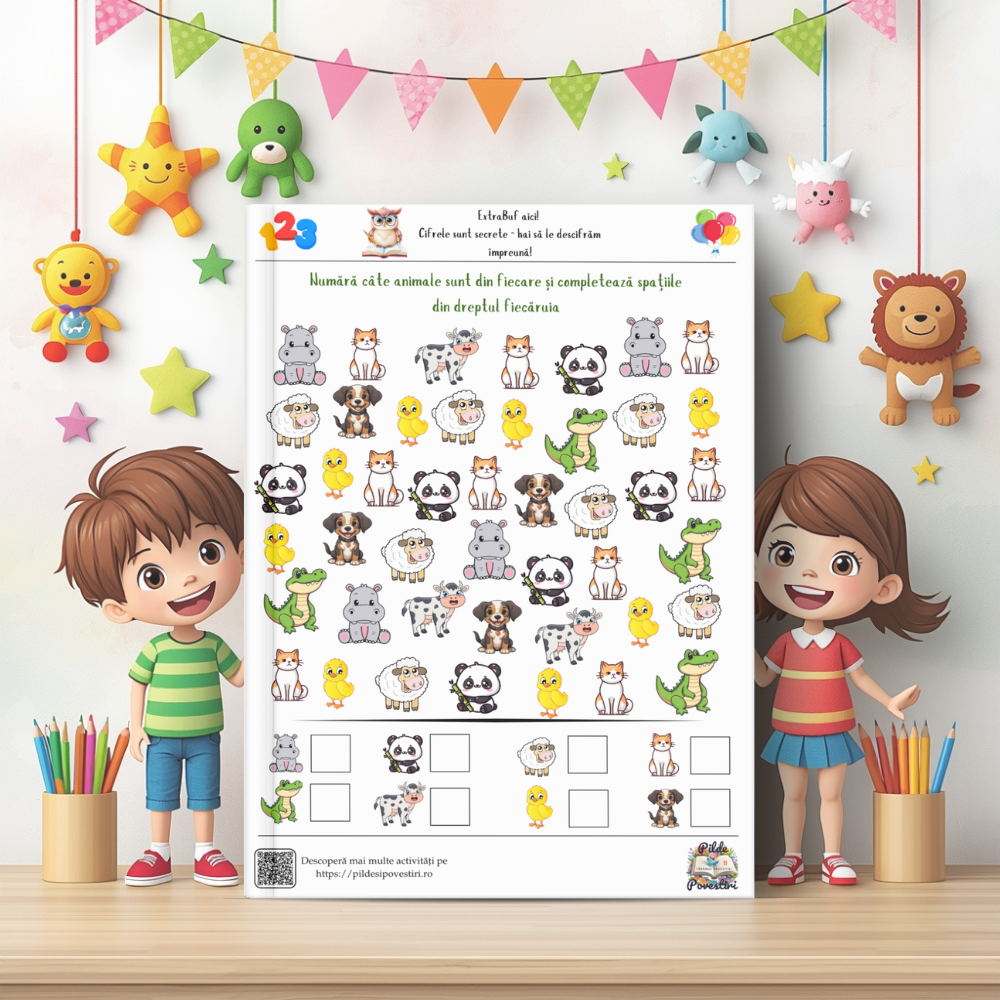 cutie cu fise de lucru pentru gradinita alfabet numere si forme