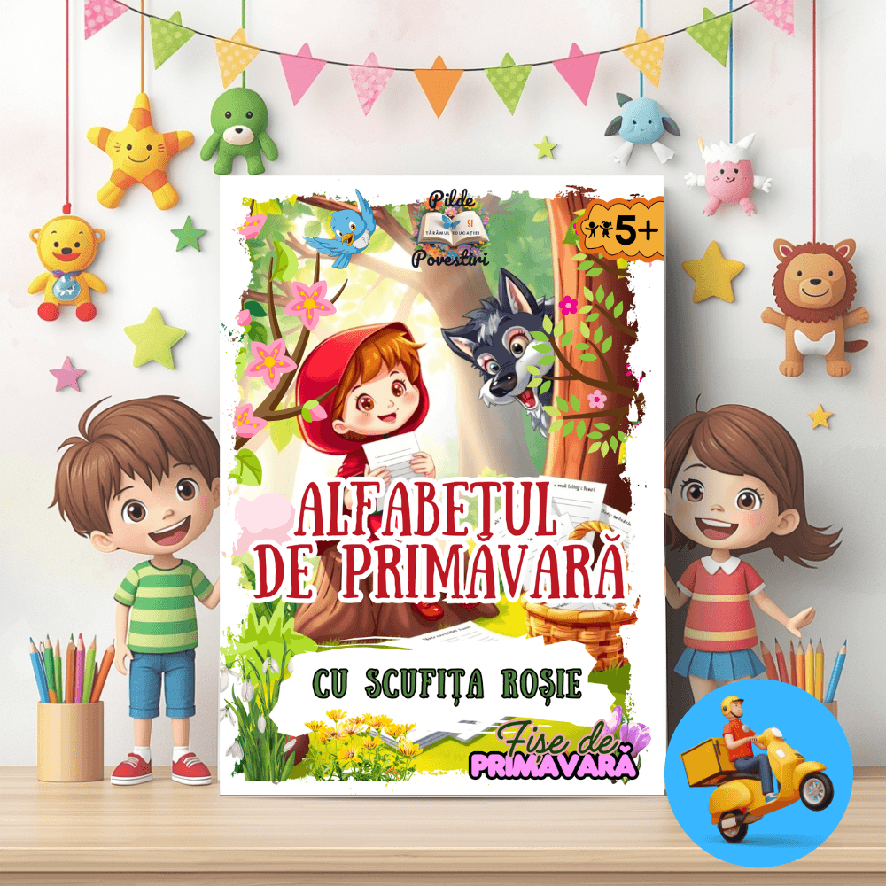 fise de lucru alfabetul de primavara jocuri si activitati