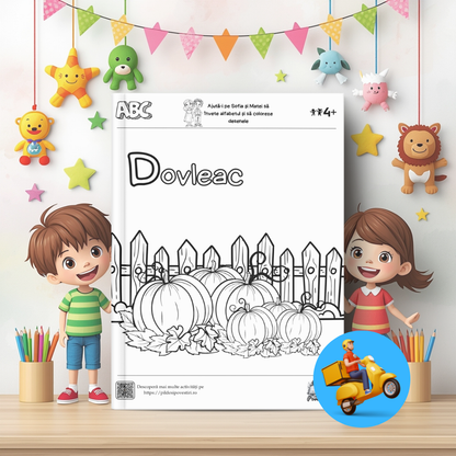 Prima Mea Cutie cu Fișe de Lucru – Litere și Numere cu Sofia și Matei