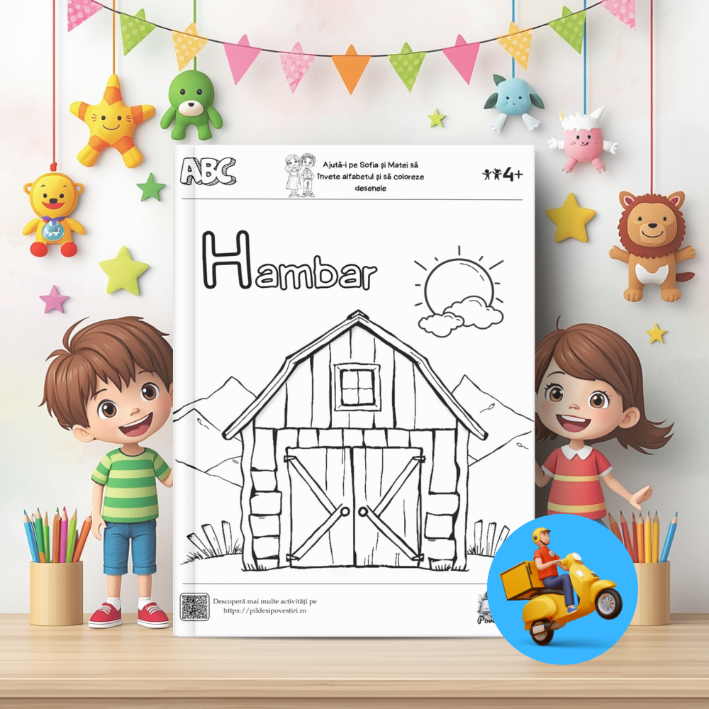 Prima Mea Cutie cu Fișe de Lucru – Litere și Numere cu Sofia și Matei