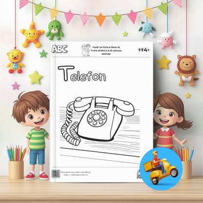 Prima Mea Cutie cu Fișe de Lucru – Litere și Numere cu Sofia și Matei