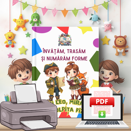 Învățăm Forme Geometrice cu Leo, Mira și Vulpița Fizz