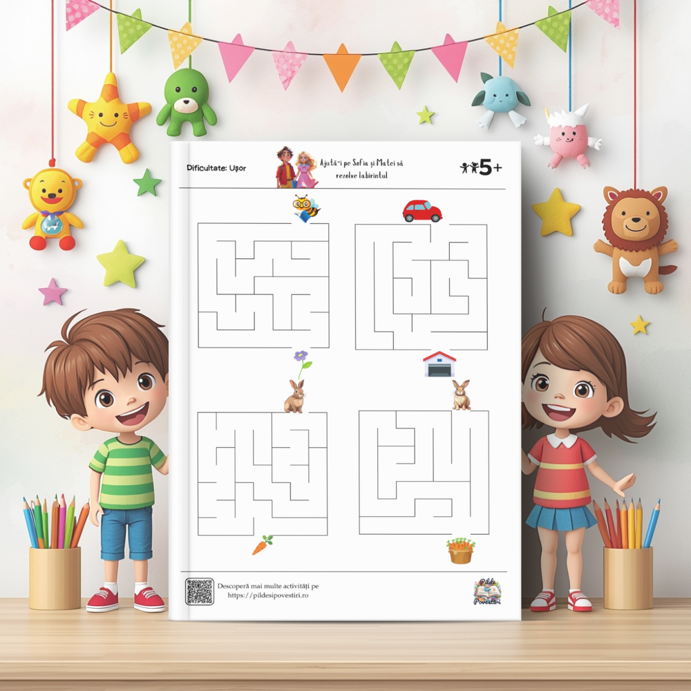 PROMO - Cutia Curioșilor - Matematică, Alfabet și Labirinturi - Clasa Pregătitoare