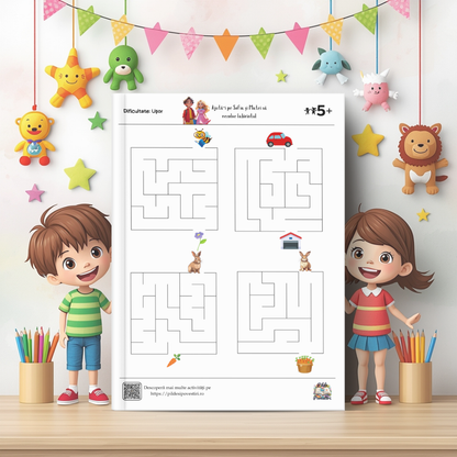 PROMO - Cutia Curioșilor - Matematică, Alfabet și Labirinturi - Clasa Pregătitoare