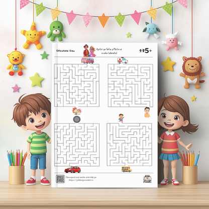 PROMO - Cutia Curioșilor - Matematică, Alfabet și Labirinturi - Clasa Pregătitoare