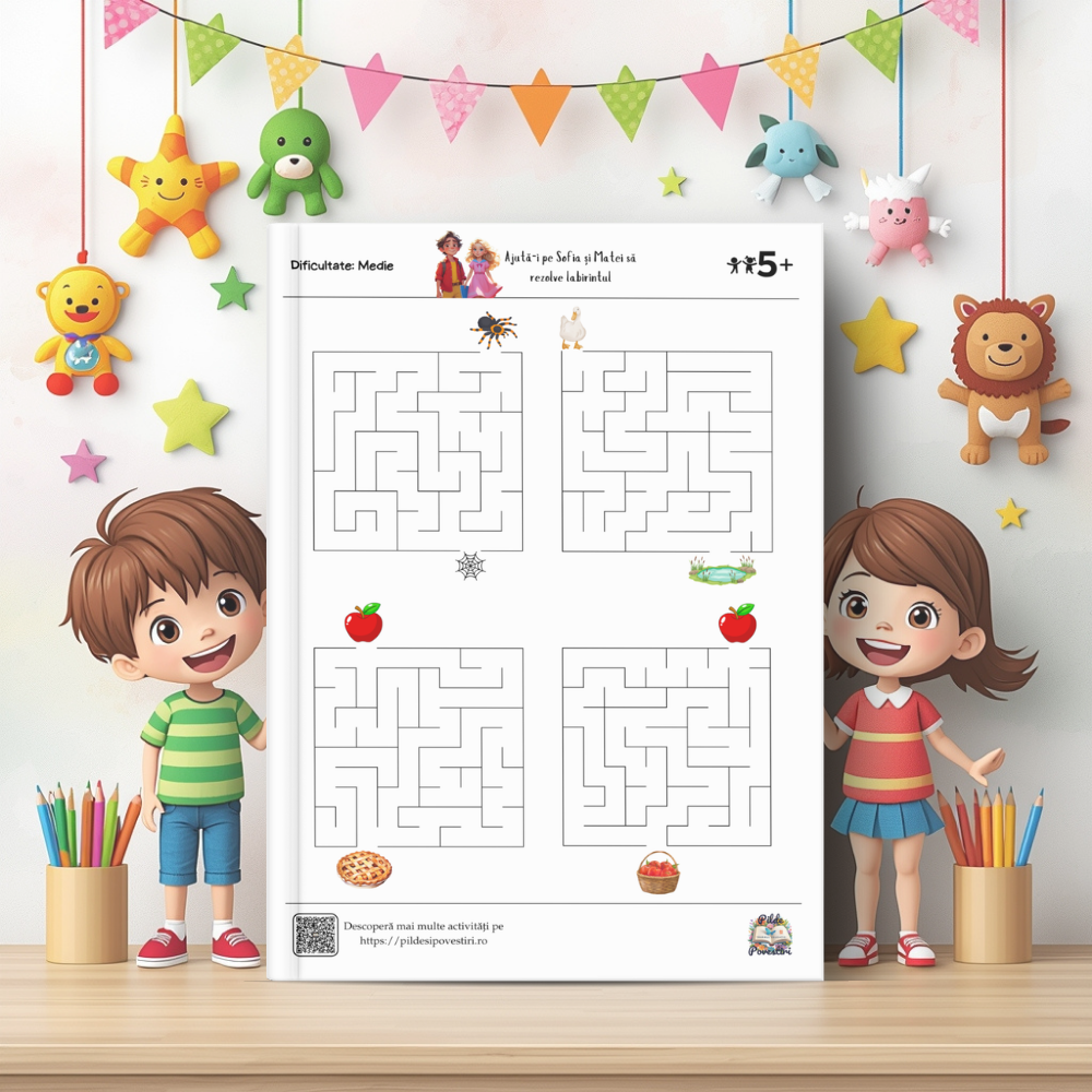 PROMO - Cutia Curioșilor - Matematică, Alfabet și Labirinturi - Clasa Pregătitoare