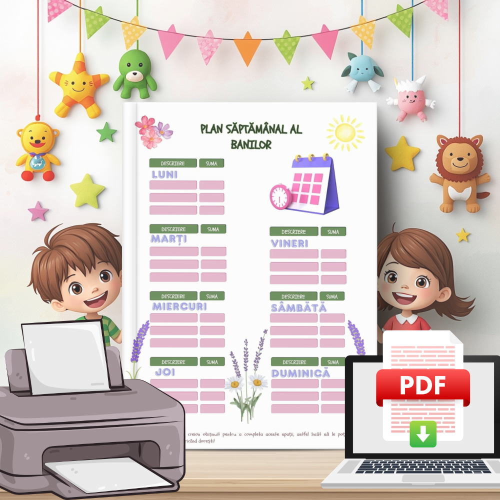 Copii Deștepți - Lecții de Aur despre Bani - Carte Digitală - Fișe Educative