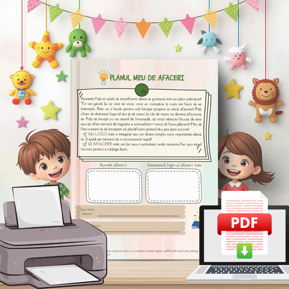 Copii Deștepți - Lecții de Aur despre Bani - Carte Digitală - Fișe Educative