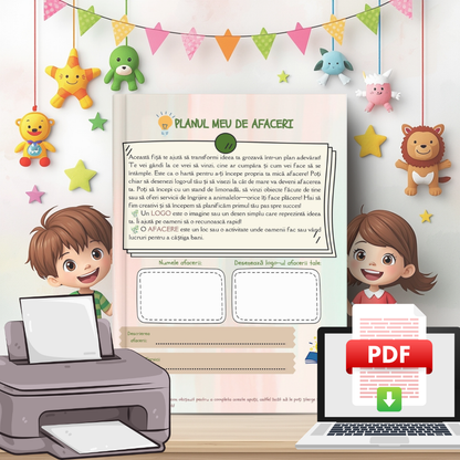 Copii Deștepți - Lecții de Aur despre Bani - Carte Digitală - Fișe Educative