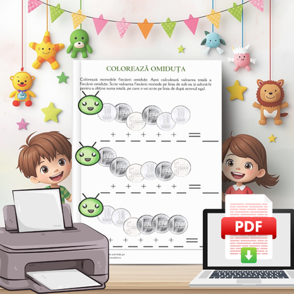 Copii Deștepți - Lecții de Aur despre Bani - Carte Digitală - Fișe Educative