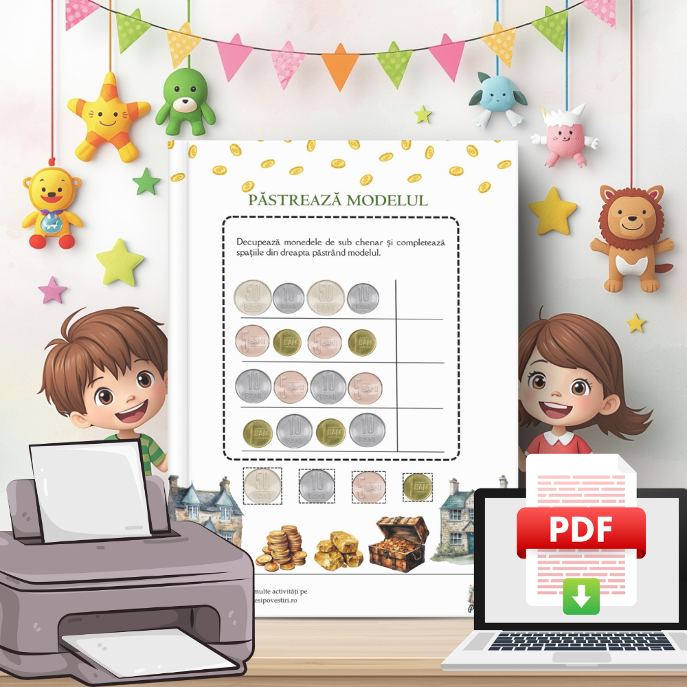 Copii Deștepți - Lecții de Aur despre Bani - Carte Digitală - Fișe Educative