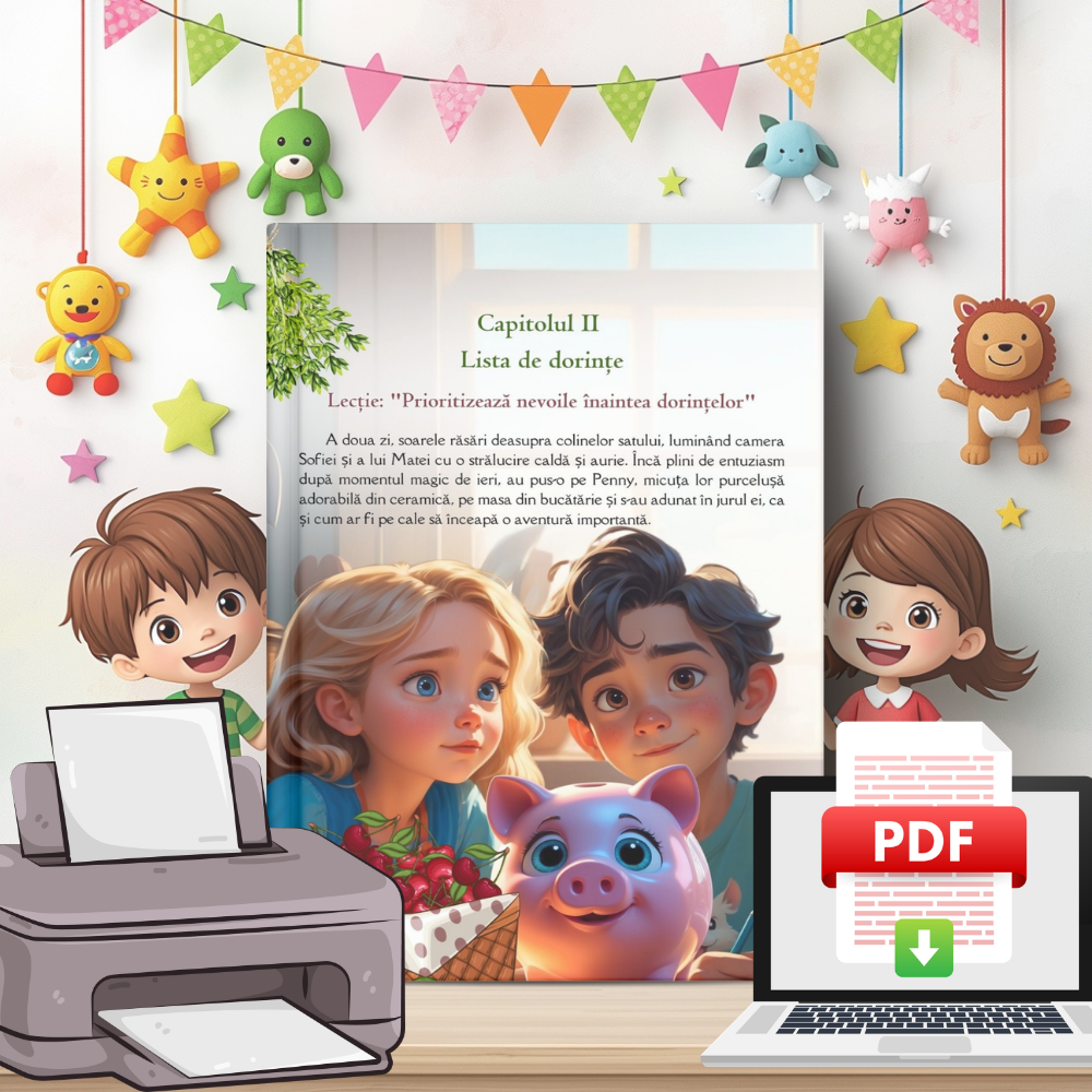 Copii Deștepți - Lecții de Aur despre Bani - Carte Digitală - Fișe Educative