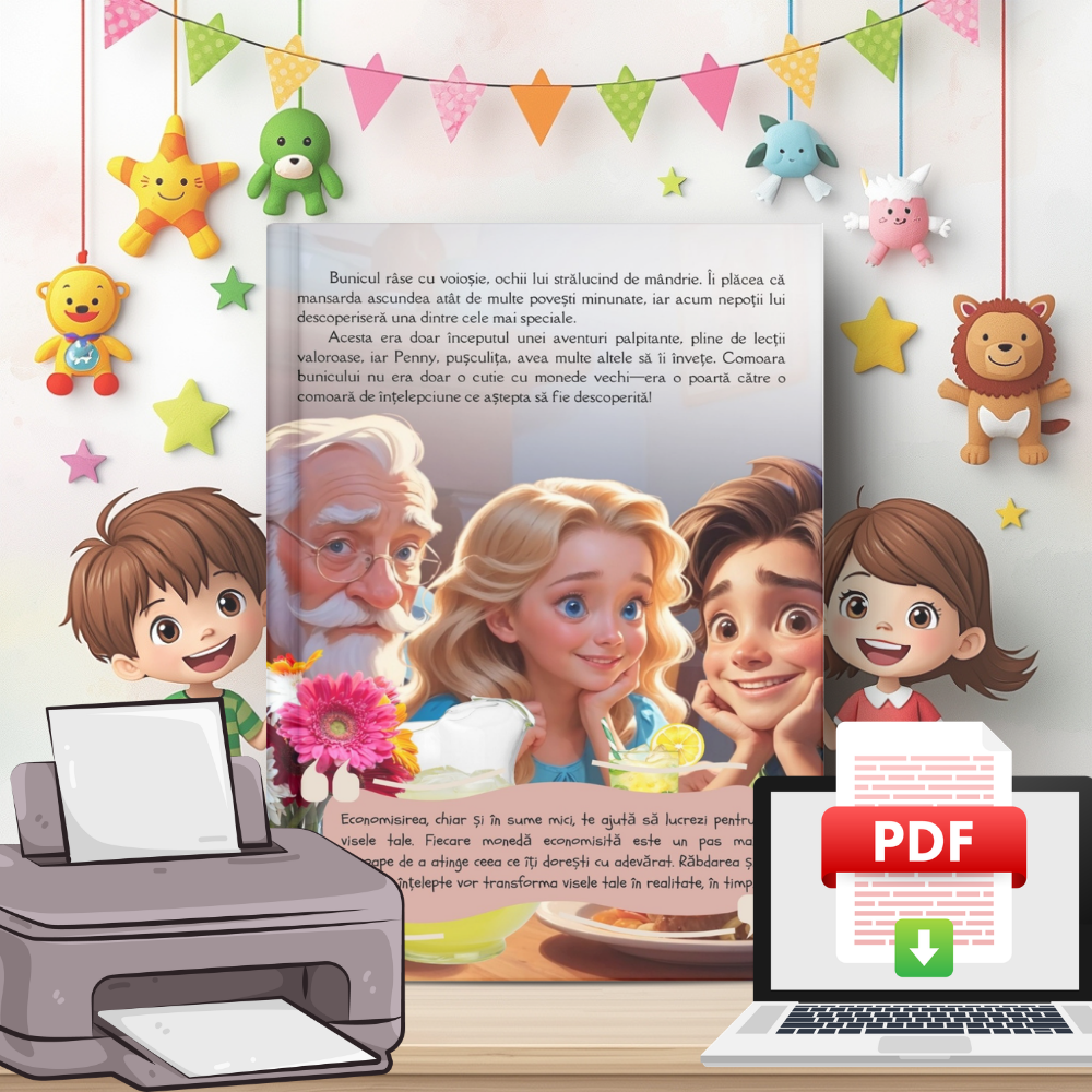 Copii Deștepți - Lecții de Aur despre Bani - Carte Digitală - Fișe Educative