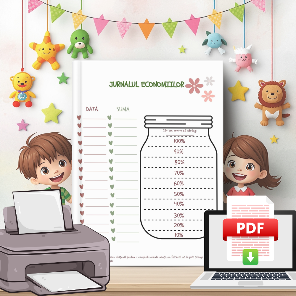 Copii Deștepți - Lecții de Aur despre Bani - Carte Digitală - Fișe Educative