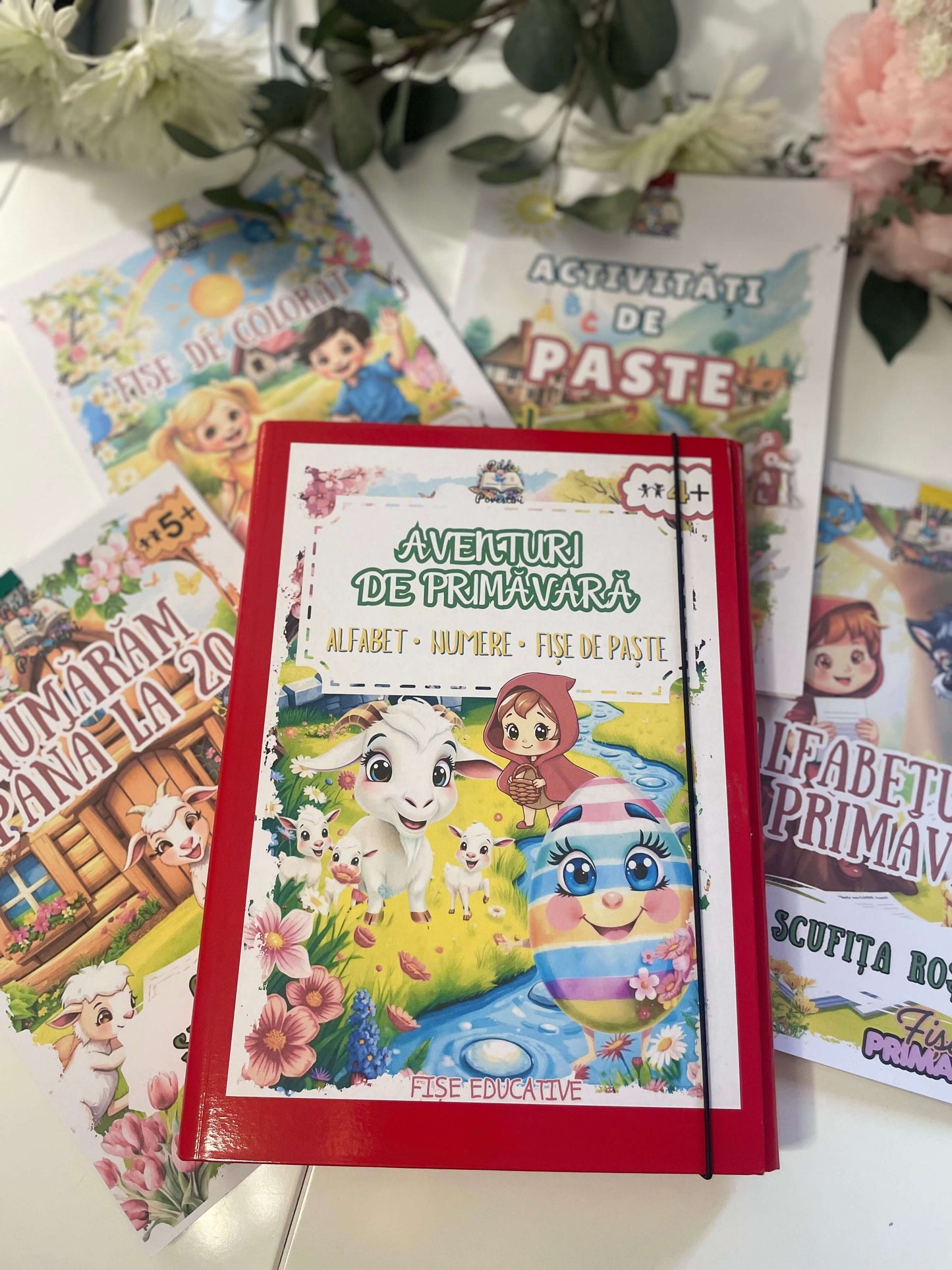 mapa cu fise de lucru de primavara