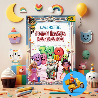 Mapa Educativă ”Curaj Prieteni, Putem Învăța Matematica”