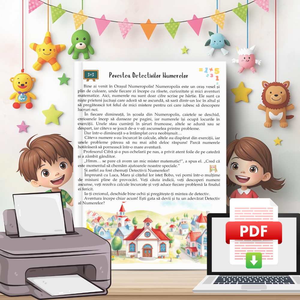 Fișe cu adunări și scăderi pentru clasa 1 în format PDF | Exerciții matematică clasa 1