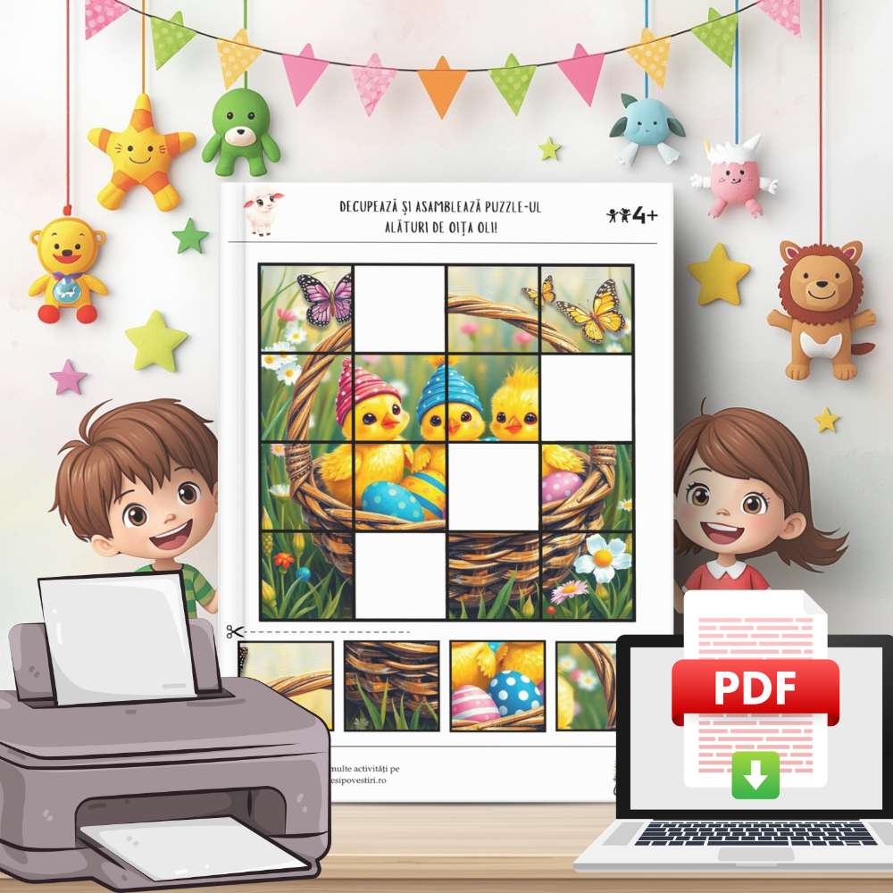 Rezolvăm Puzzle-uri cu Oița Oli!