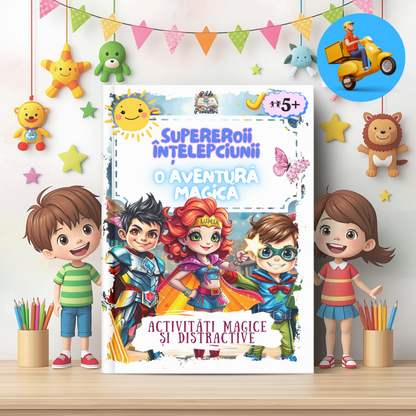 Mapa Educativă: SuperEroii Înțelepciunii – Aventuri Magice către Tărâmul Înțelepciunii!